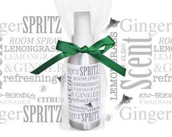 Lemongrass and Ginger Room Spray/Citrus Fresh Home Room Spritz Sprays/ Brand Sheenashona