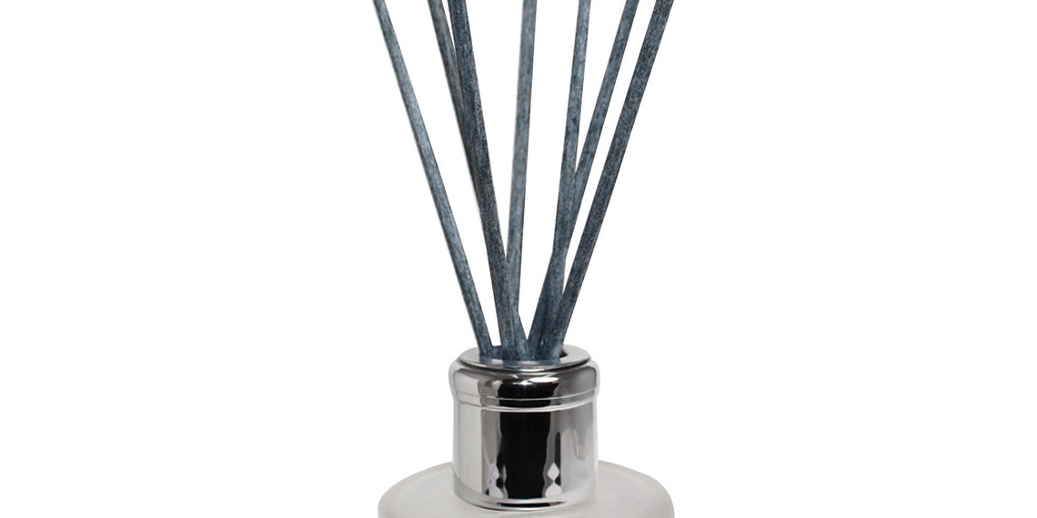 Peppermint Candy Cane Glass Oil Reed Diffuser With Sticks Etsy