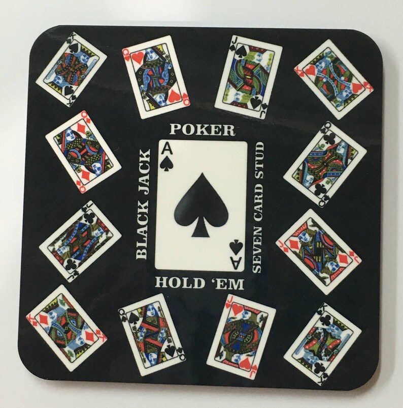 Playing Card Coasters Etsy