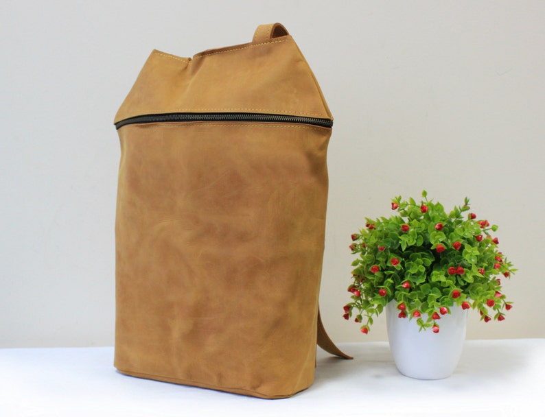 Leather Rucksack School Backpack Leather Backpack Everyday Bag College Backpack Travel Backpack Leather Backpack Men Hipster Backpack