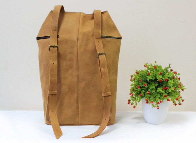 Leather Rucksack School Backpack Leather Backpack Everyday Bag College Backpack Travel Backpack Leather Backpack Men Hipster Backpack