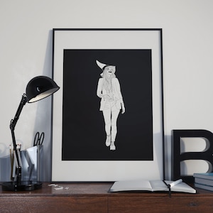 Modern Hag or Witch Digital Print | 8x10 | Download | Cool Cryptids Series