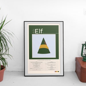 Elf Modern Minimal Poster| Digital Download | 11” x 17” PRINT