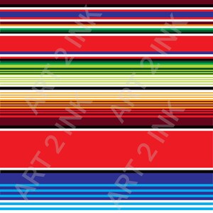 Sarape Pattern Illustration