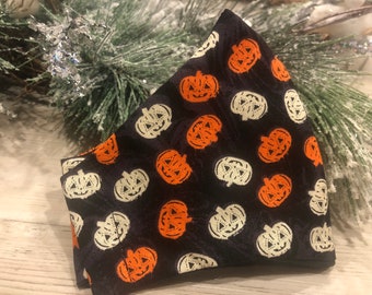 Pumpkin Mask, Toddler face mask, Fashion face mask, Cute Face Mask, Cloth Face Mask, Filter Pocket Mask, Reusable Face Mask