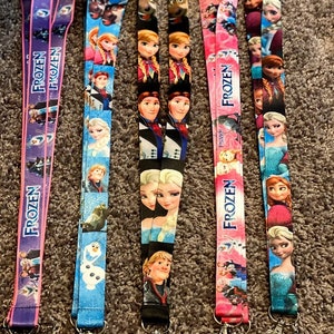Disney&#39;s Frozen Lanyard - Great for Pin trading, keys, badges and More You choose Style!