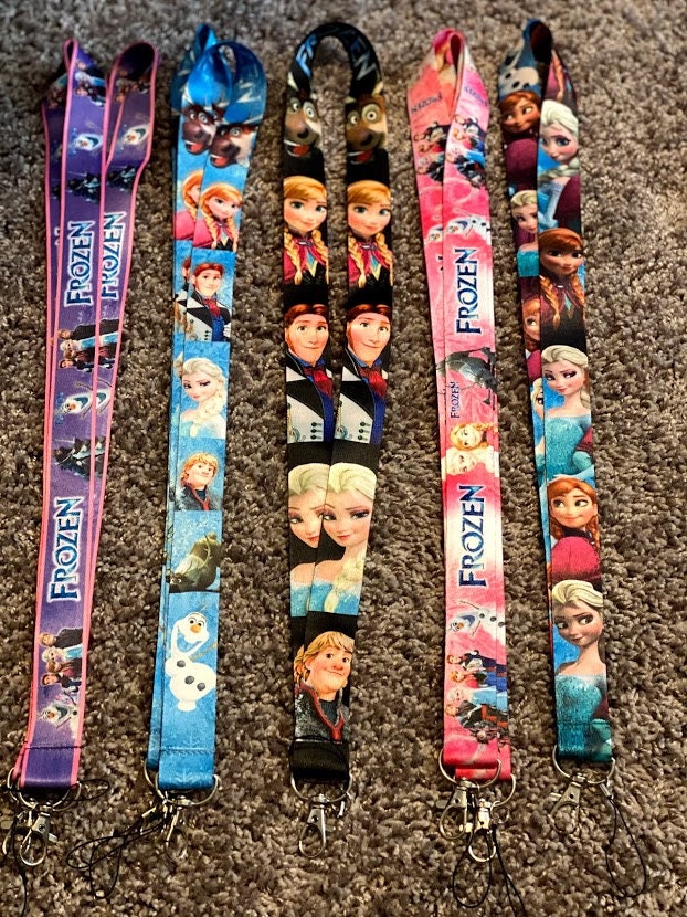 Walt Disney World Disneyland Pin Trading Lanyard Various Styles to Choose  From 18 Inch Length Pocahontas Minnie Frozen Tinkerbelle Ursula 