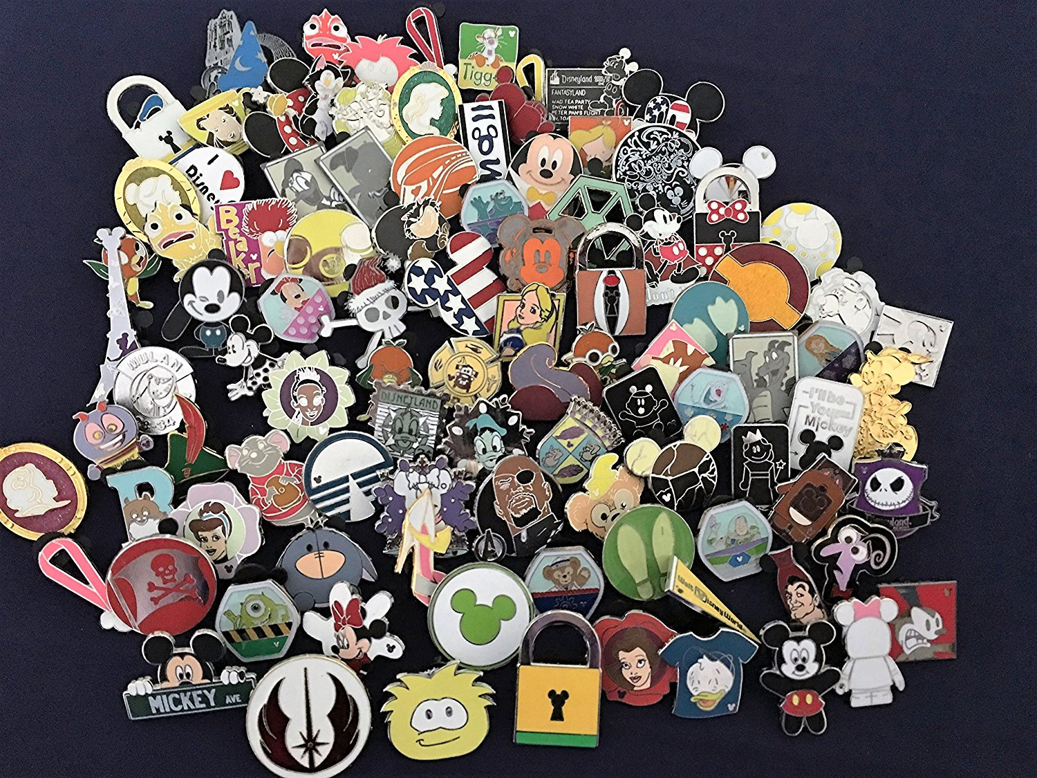 Disney Pin Trading 25 Girl Assorted Pin Lot - NEW Pins - No Doubles -  Tradeable