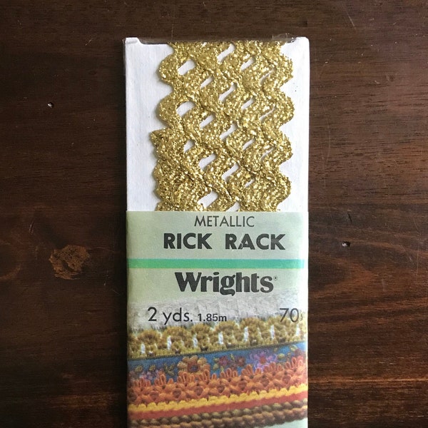 Gold Rick Rack - Etsy