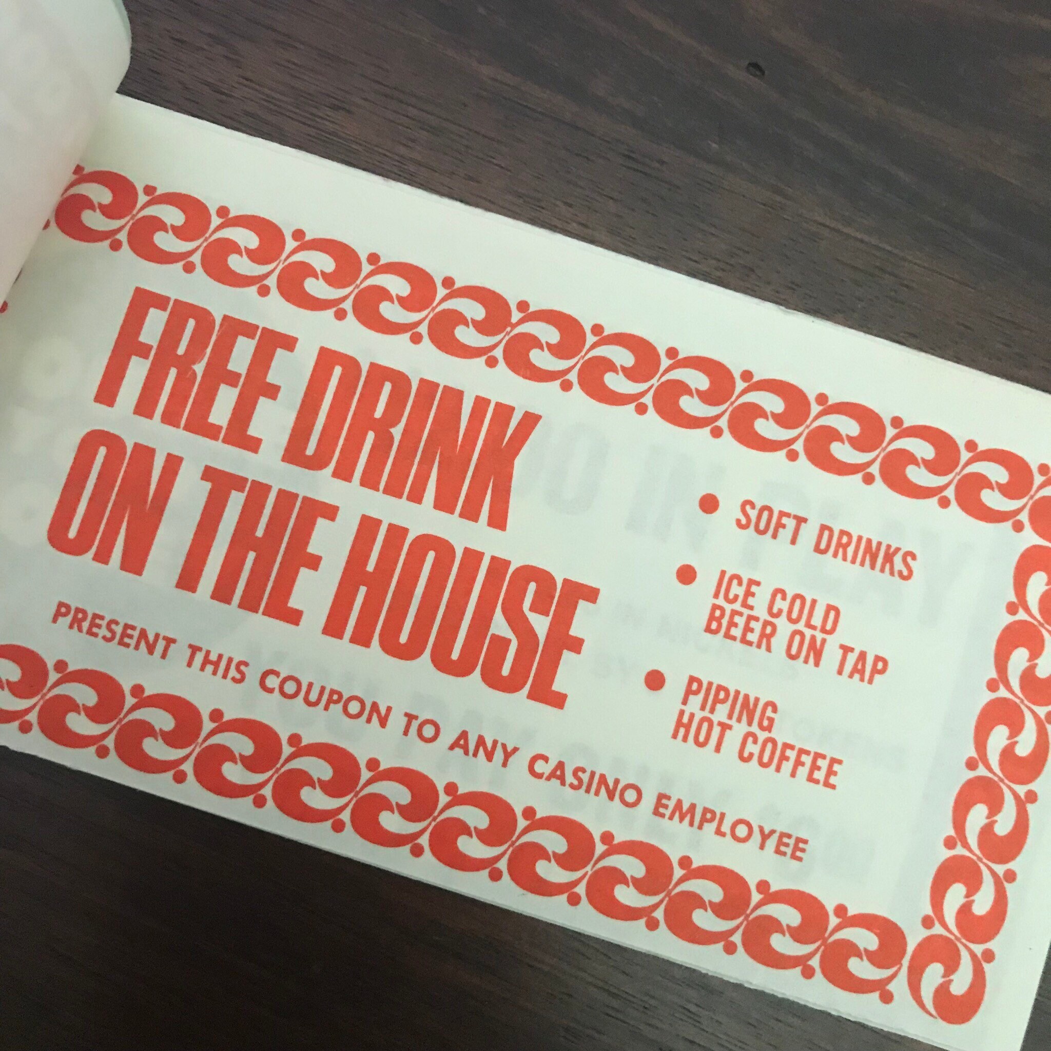 Vintage Las Vegas Coupon Book, Mr. Sy's Casino of Fun C.1970s, Made in
