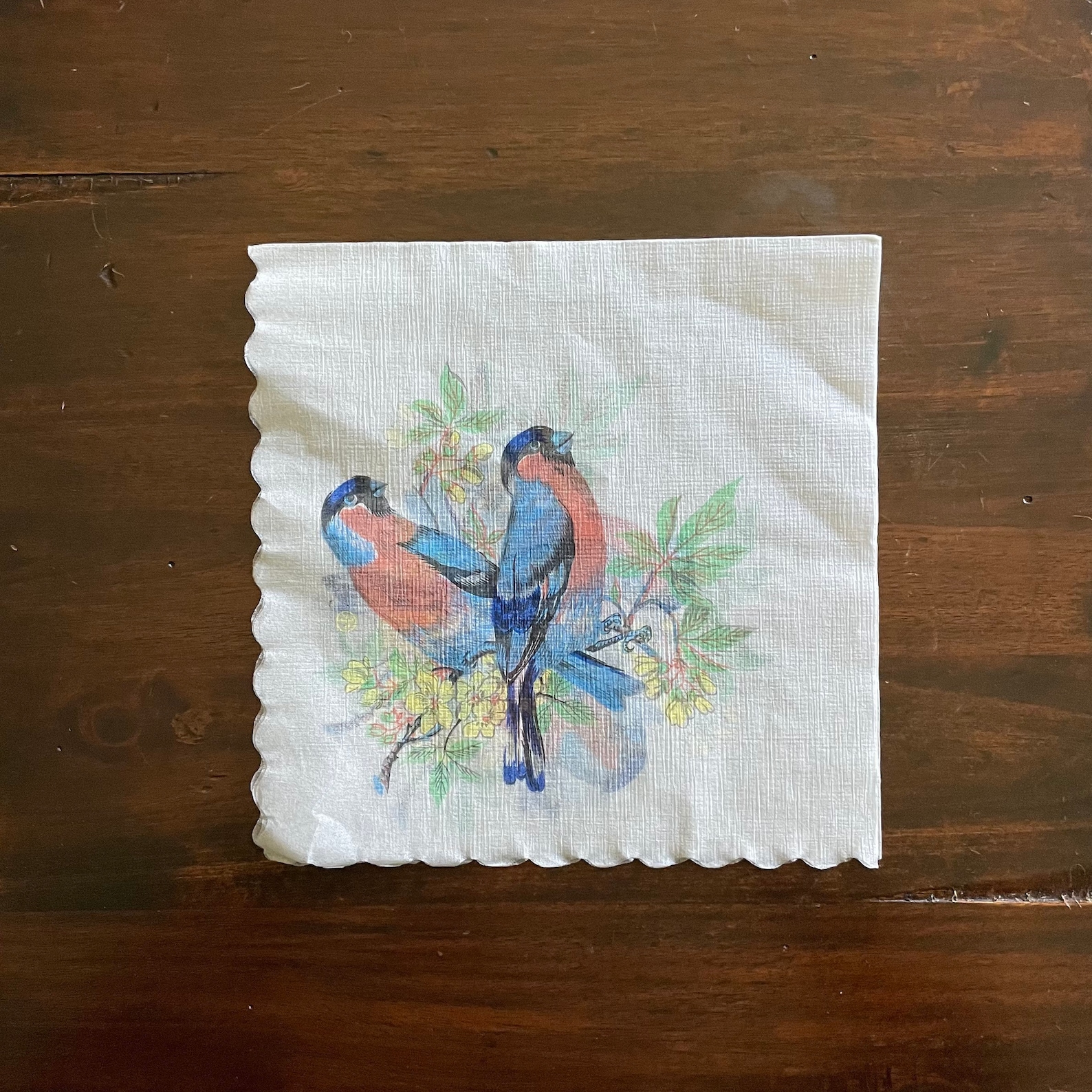 Bluebird Silk Effect Napkins Rice Paper Made in Japan Etsy