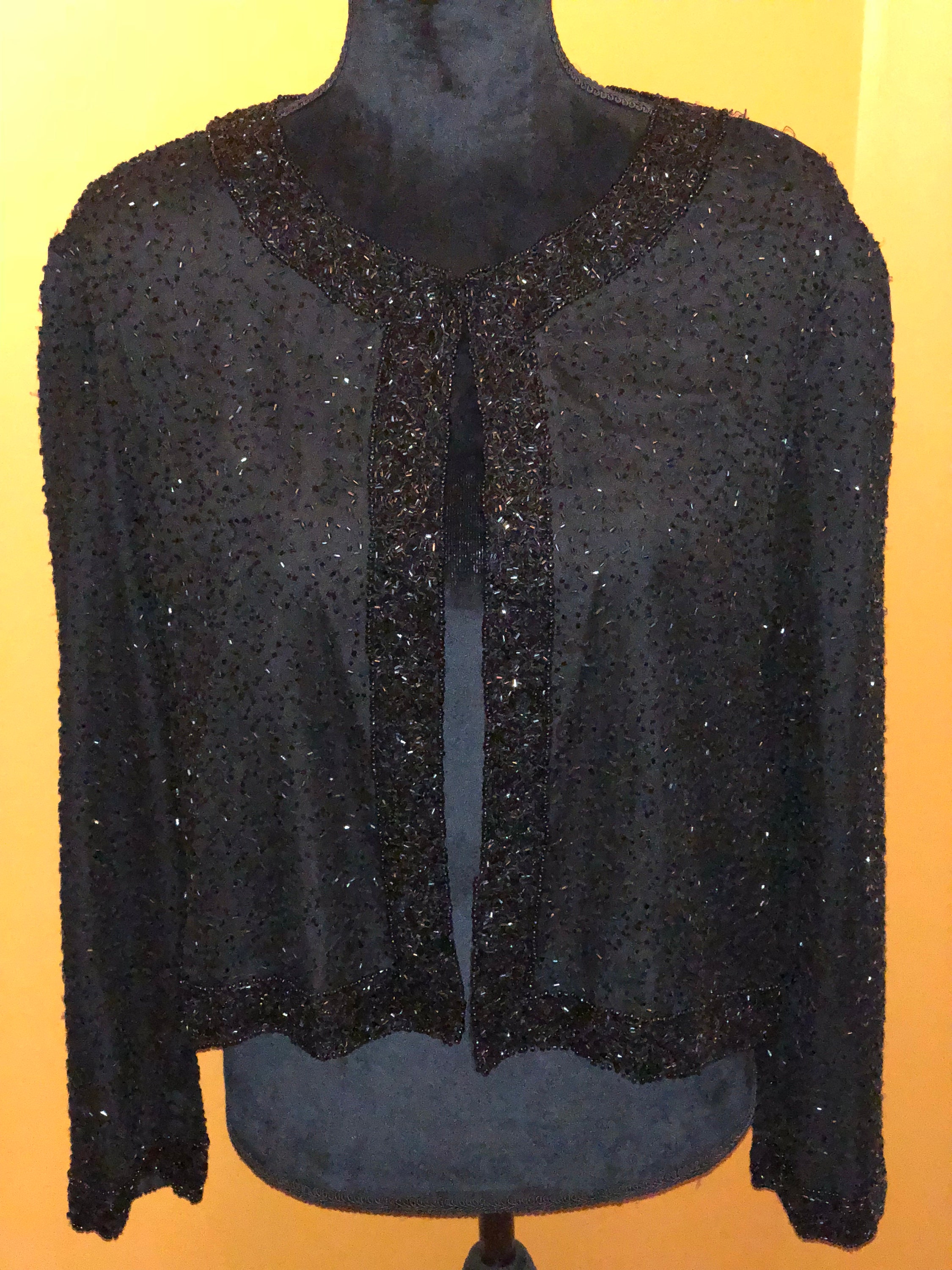 vintage beaded jacket