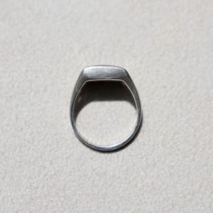 Tigerauge Ring Vintage Sterling Silber Siegelband Siegelband Siebziger Retro Edelstein Schmuck Handgemacht Statement Stück Geburtstag Geschenk Mädchen Bild 8