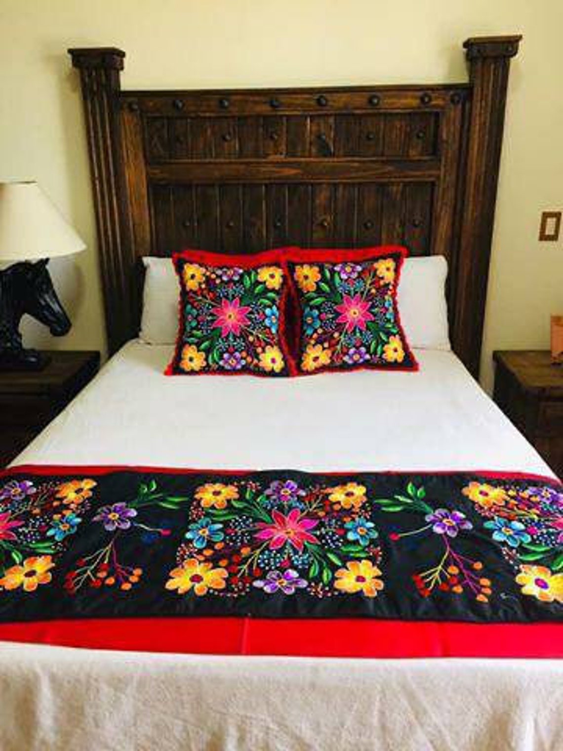 Mexican Table Runner Bulk Otomi Runner Mexican Blanket Runner Etsy