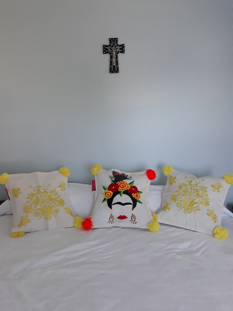 Mexican Cushion Mexican Lumbar Pillow Mexican Outdoor Pillows Etsy