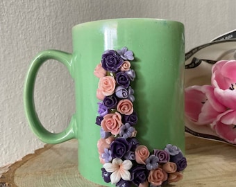 polymer clay cup polymer clay on mugs fimo mug mug polymer clay mug  polymer clay coffee cup polymer clay coffee mug polymer clay mug price
