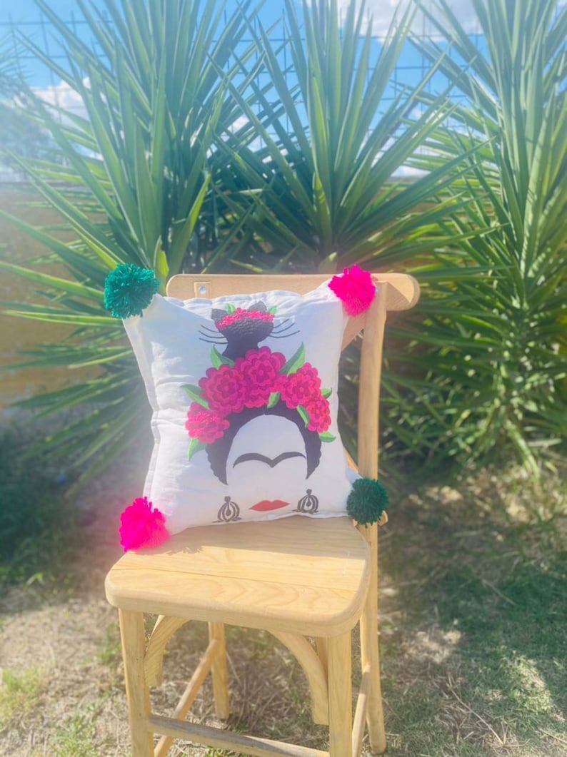 Mexican Cushion Mexican Lumbar Pillow Mexican Outdoor Pillows Etsy