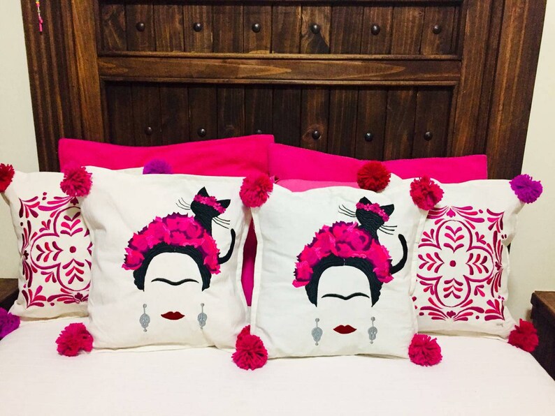 Mexican Cushion Mexican Lumbar Pillow Mexican Outdoor Pillows Etsy