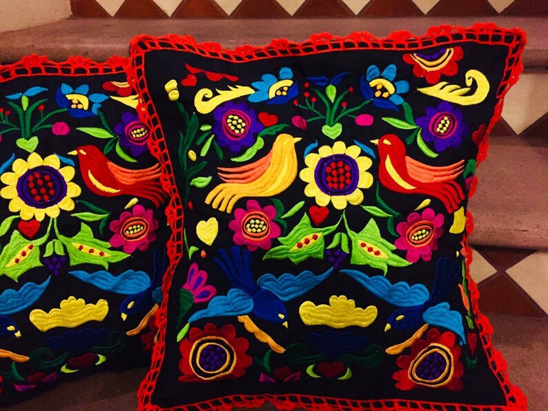 Mexican Pillow Mexican Pillows Covers Mexican Pillow Etsy