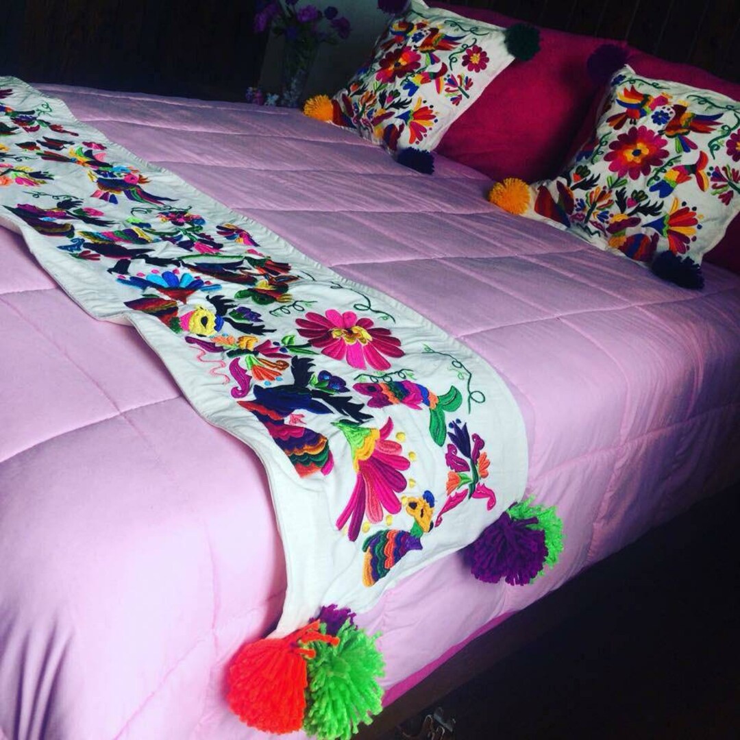 Mexican Blanket Runner Mexican Table Runner Near Me Mexican Runner