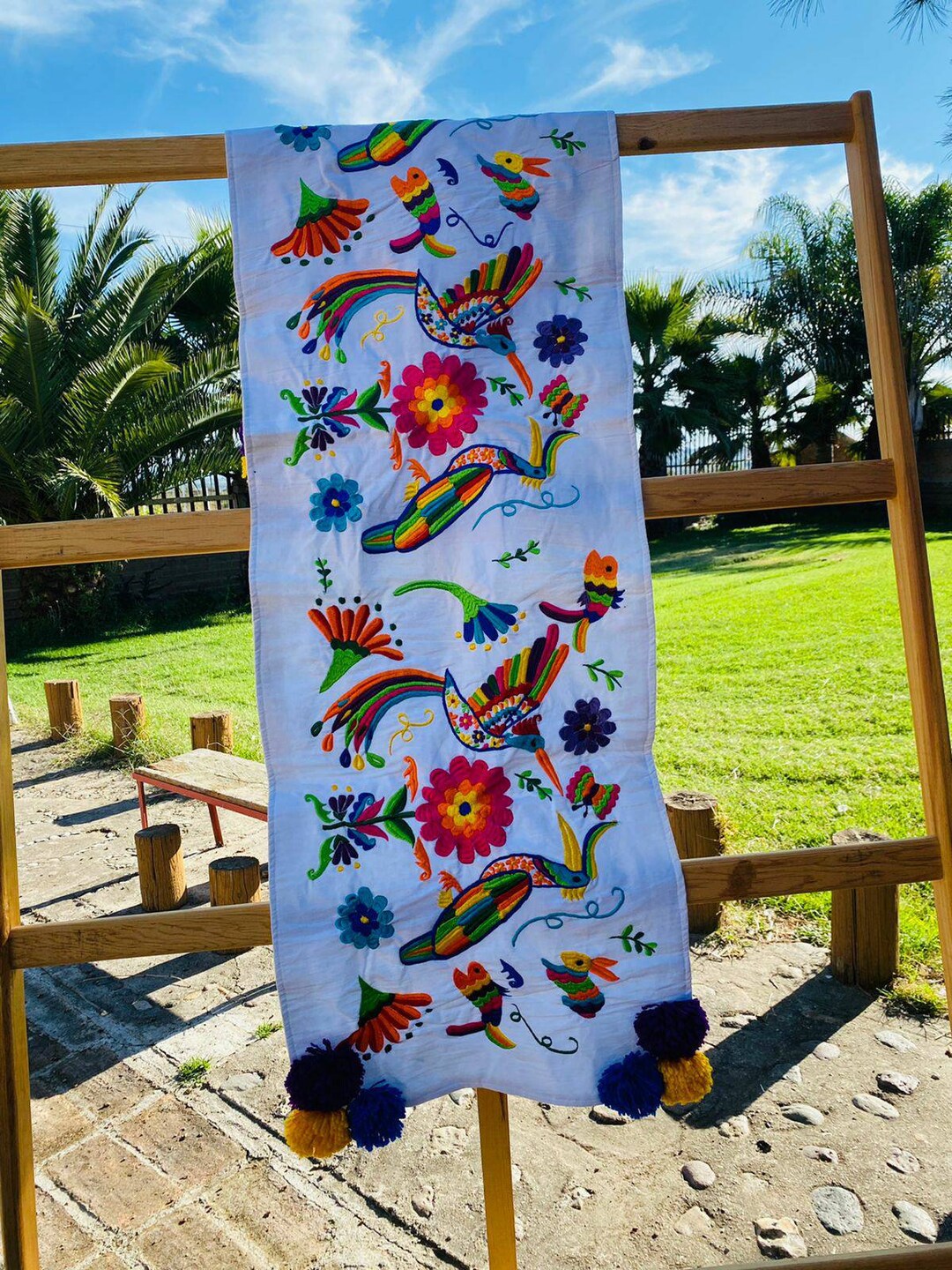 Mexican Table Runner Bulk Otomi Runner Mexican Blanket Runner Mexican