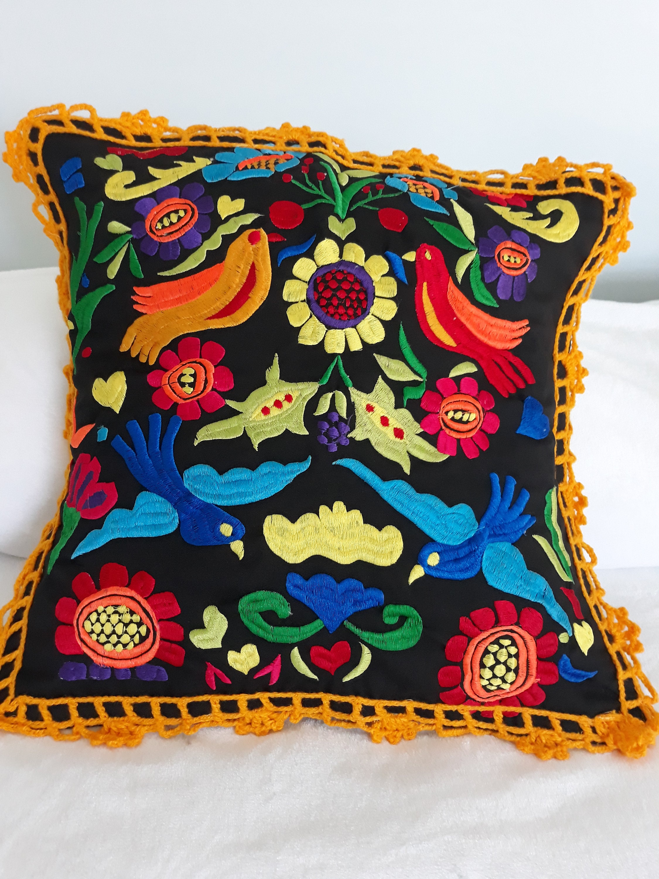 Mexican Pillow Mexican Pillows Covers Mexican Pillow Etsy
