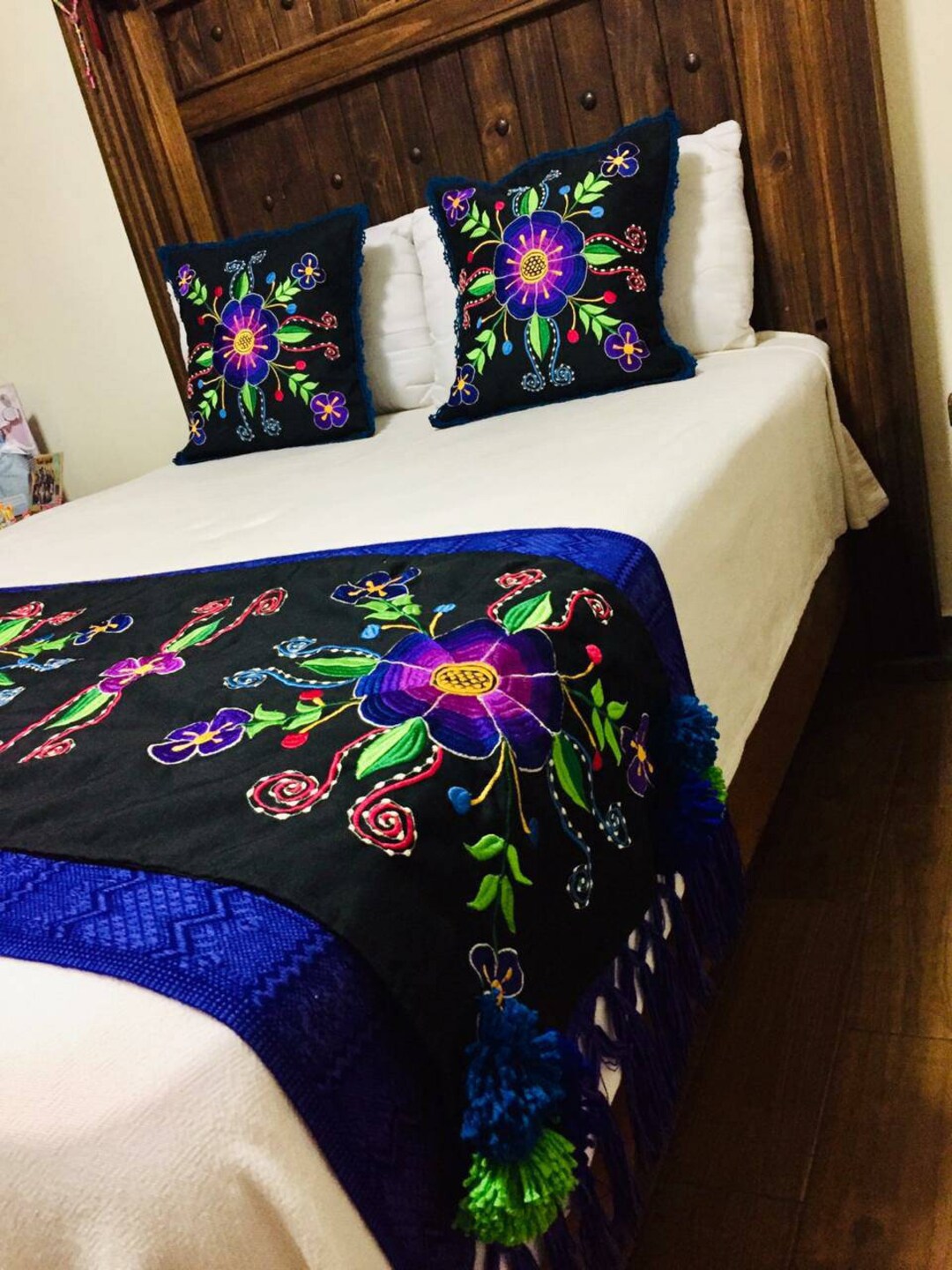 Mexican Table Runner Bulk Otomi Runner Mexican Blanket Runner Mexican