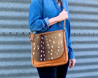 South TX Axis verstecken & kolumbianische leder Crossbody - Premium, Baby-weiche Achse verstecken - wunderschön!