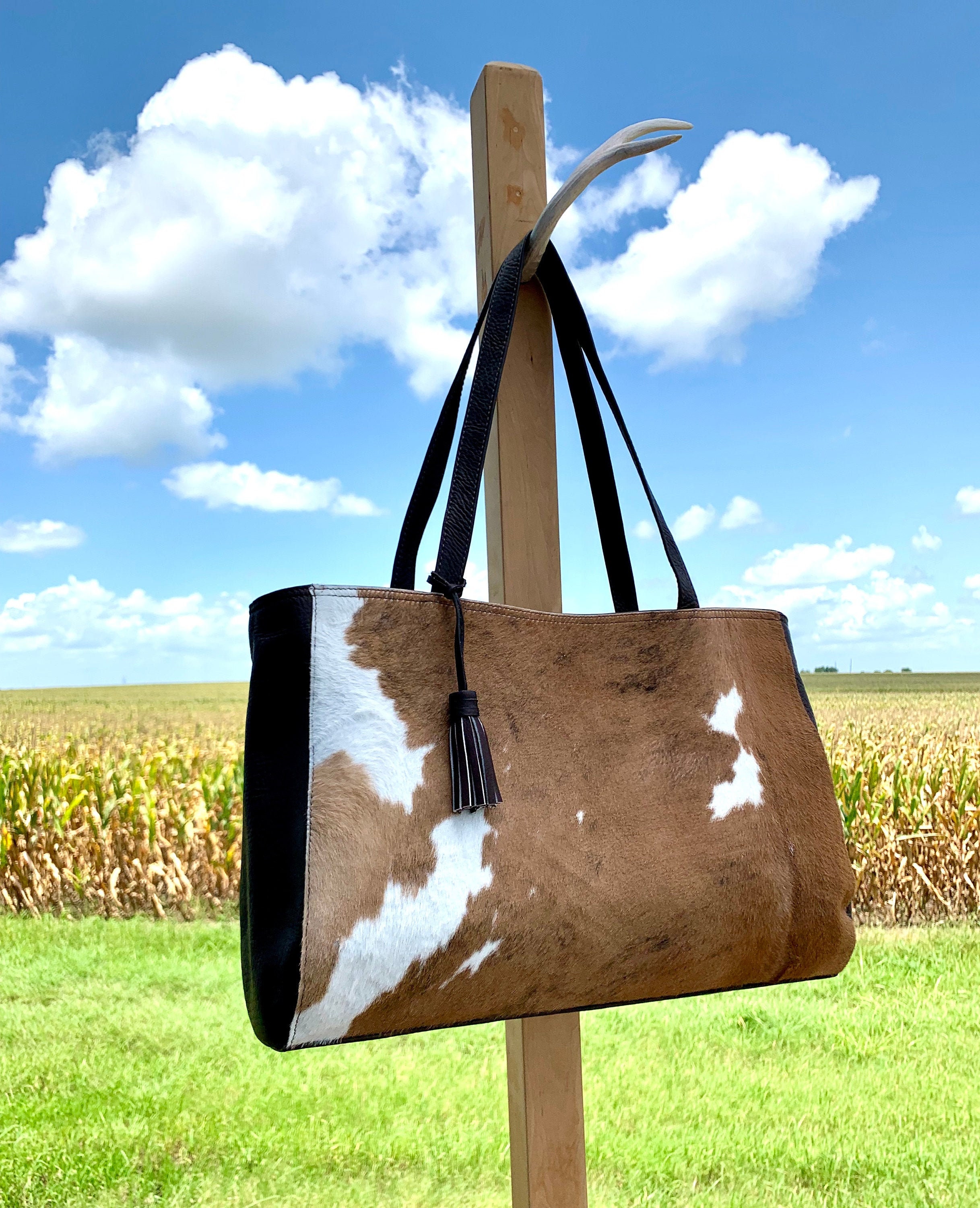 Share more than 79 cowhide tote bags super hot - in.cdgdbentre