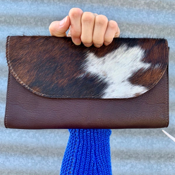 Cowhide Wallet Etsy