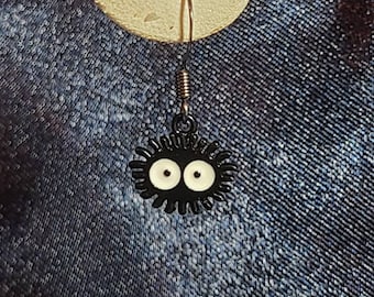 Studio Ghibli Sootball Inspired Earrings
