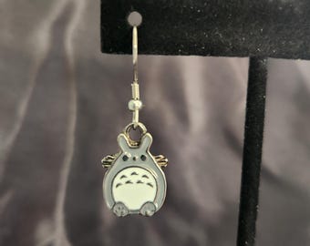 Mini Totoro-inspirerade örhängen