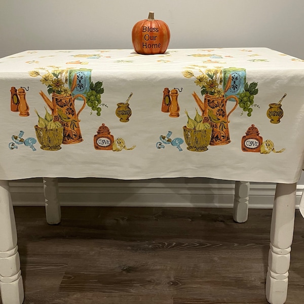 Vintage Kitchen Items Tablecloth