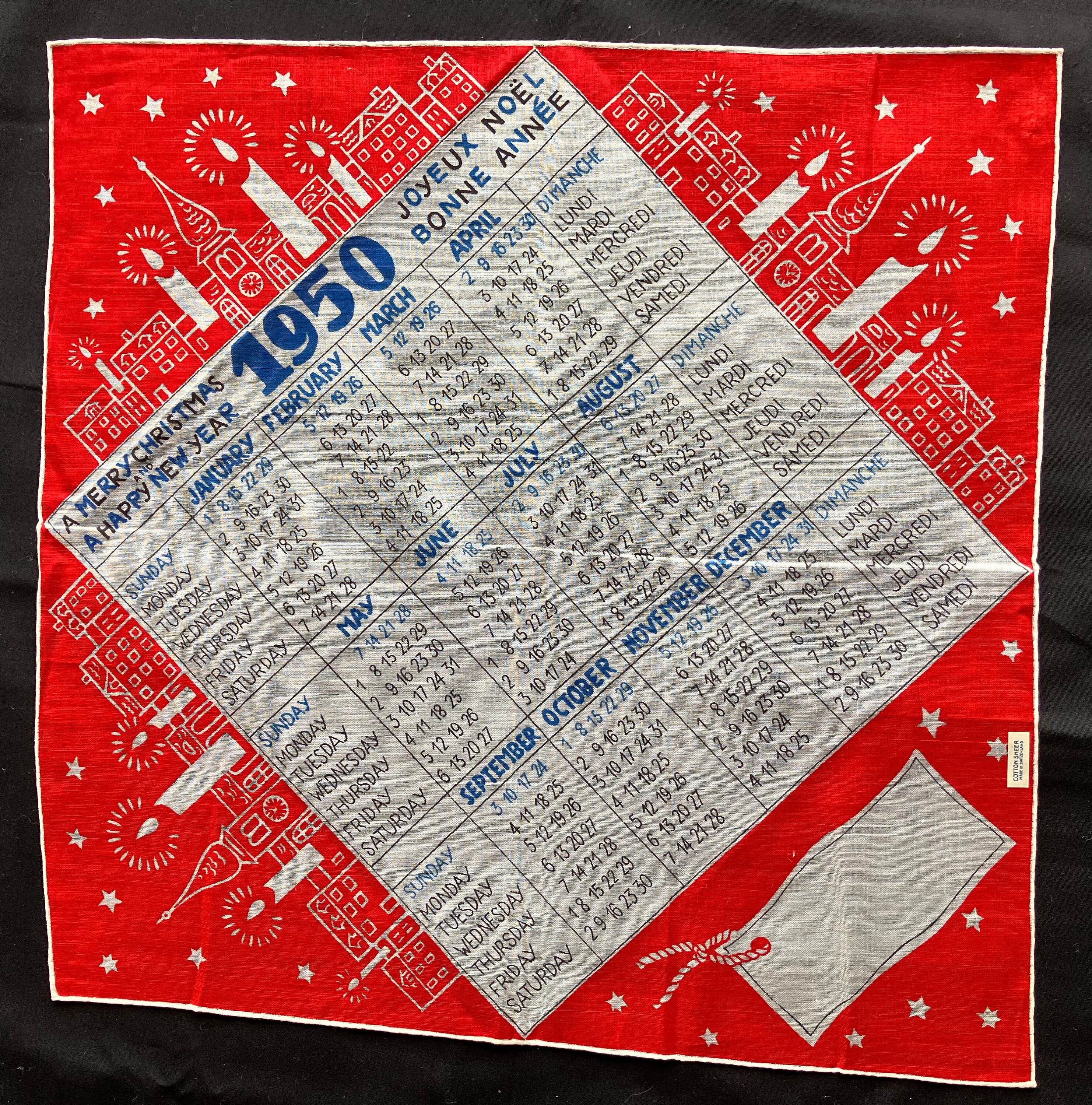 1950 Calendar - Etsy