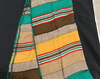 Vintage Striped Scarf