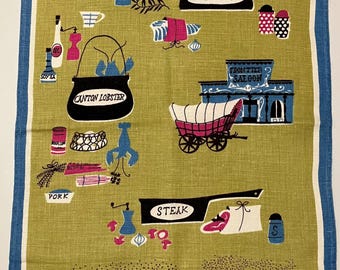 Pat Prichard Wells Fargo Vintage Towel