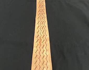 Vintage Wembley Mens Geometric Necktie