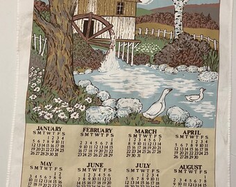 1992 Calendar Towel
