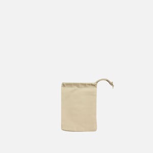 Petits sacs à cordon de 5 po x 7 po. en coton recyclé, couleur naturelle, pochette cadeau pour bijoux, emballage cadeau, conservation des aliments, mariage, articles de fête
