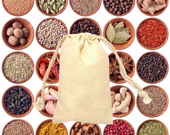 Sacs à cordon en coton de 2 x 3 pouces - Pochettes écologiques personnalisées, sacs à poussière pour bijoux, articles de fête de mariage