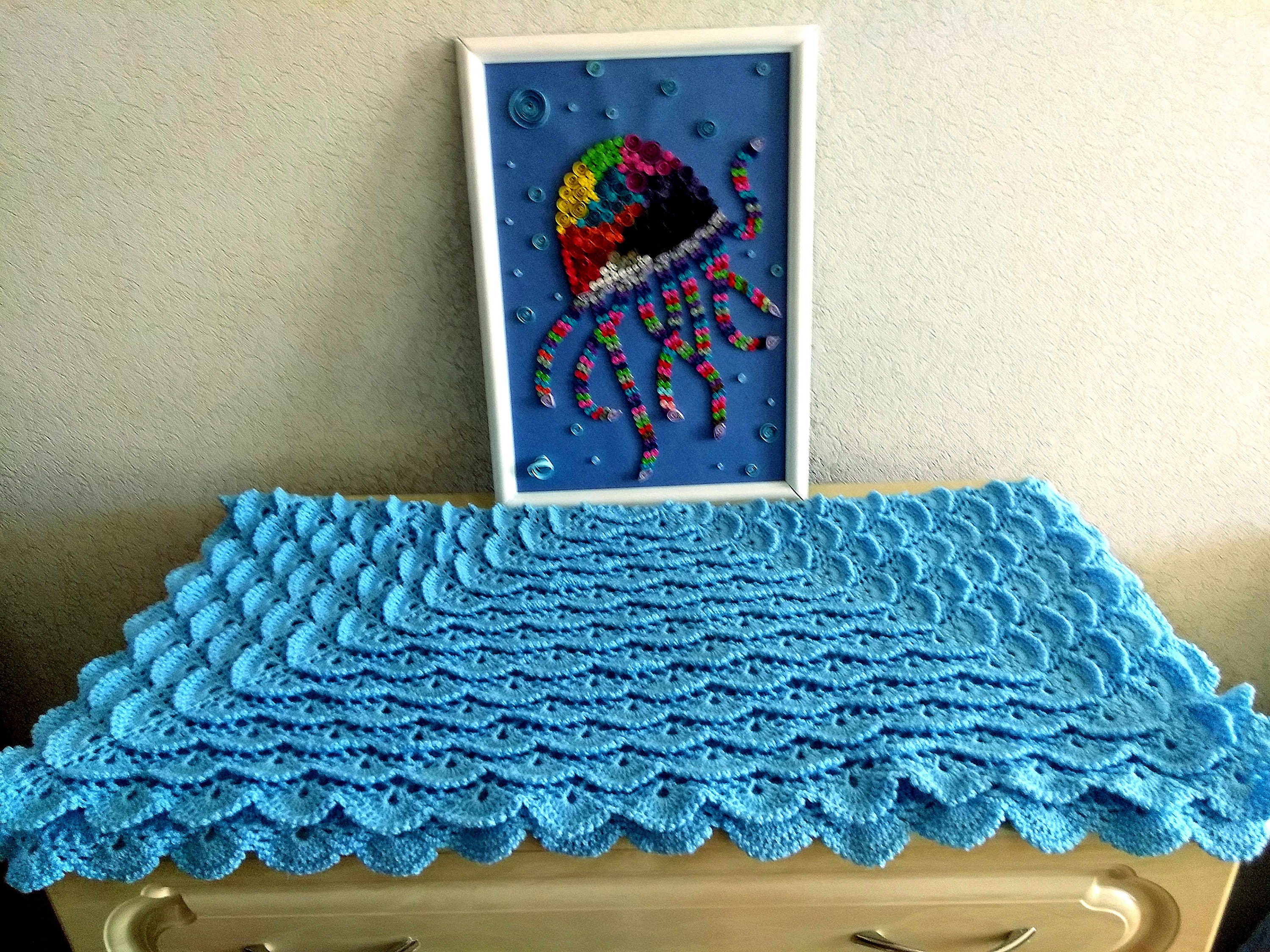 Gehäkelte Decke für Neugeborene Junge Mädchen Modern Baby | Etsy