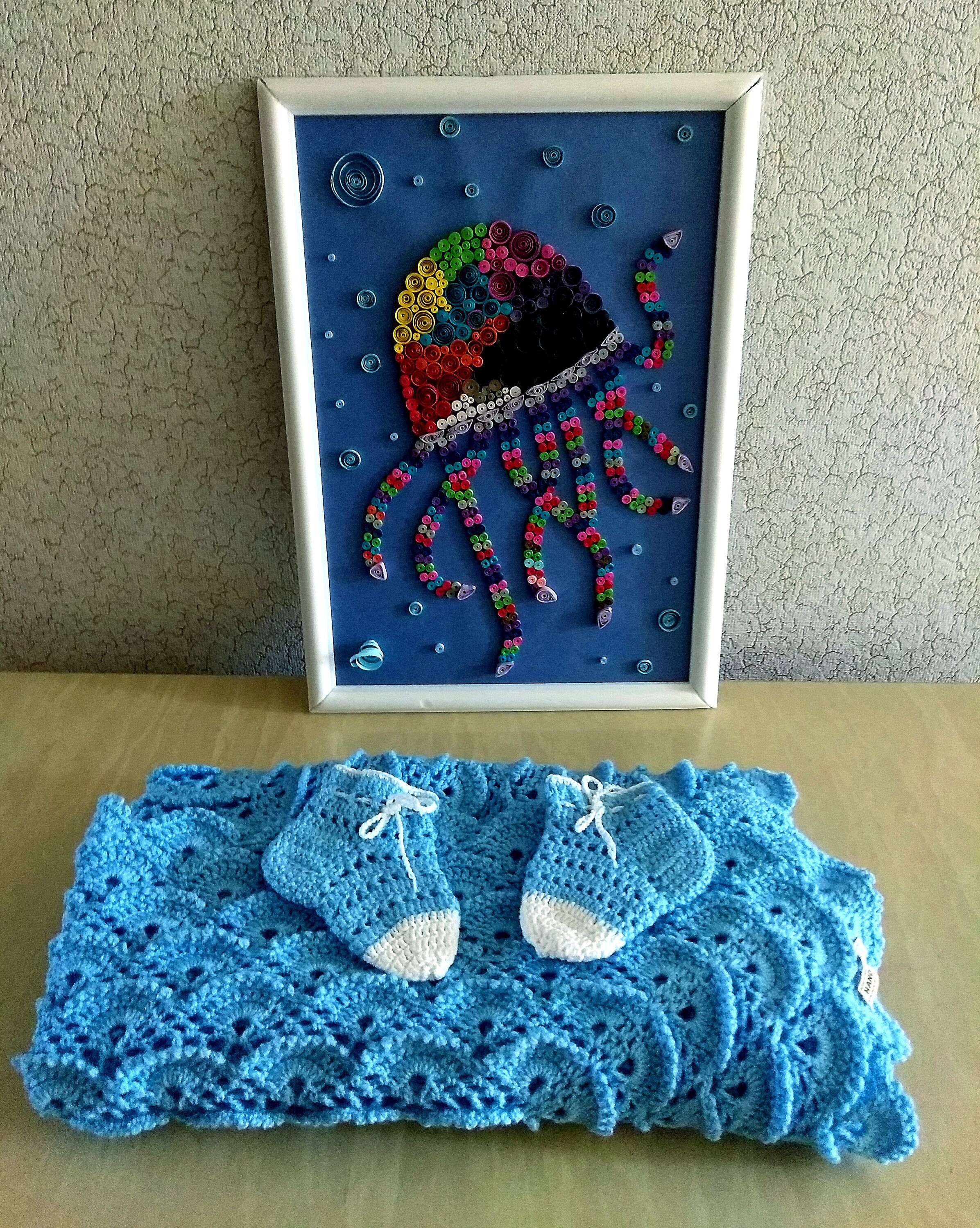 Gehäkelte Decke für Neugeborene Junge Mädchen Modern Baby | Etsy