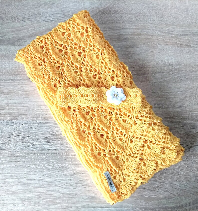 Crochet Yellow Baby Blanket Knit Baby Blanket Baby Girl Etsy