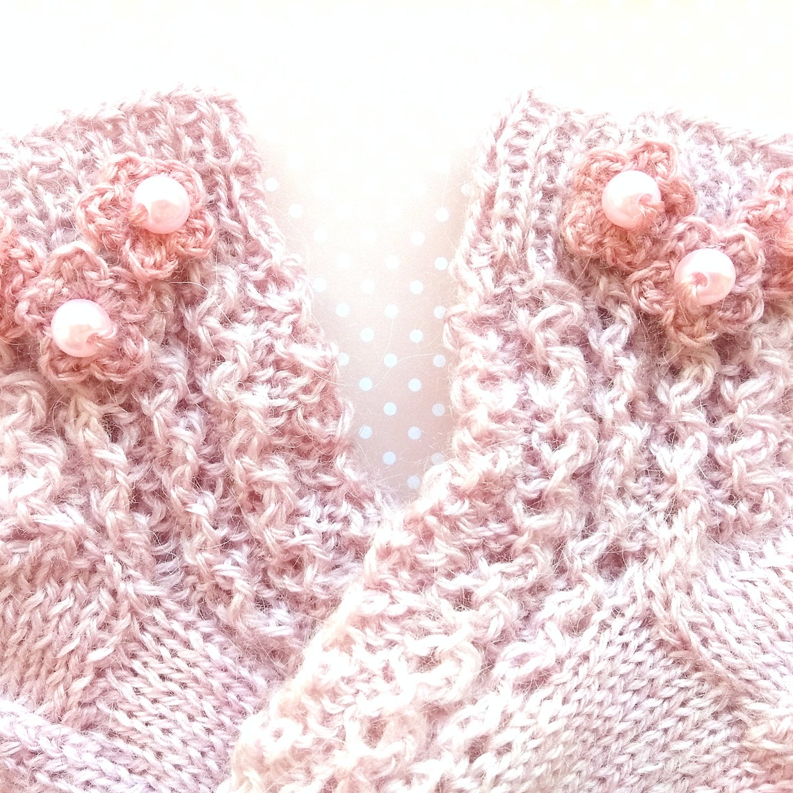 KNIT BABY SOCKS 03 Months Pink Wool Socks Baby Shower Gift Etsy