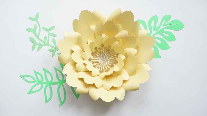 Flower Petal Template Svg Paper Flower Template Svg Petal 8 Cricut Design Flower Cricut Digital File Paper Flower Petals Svg File Backdrops Props Party Decor