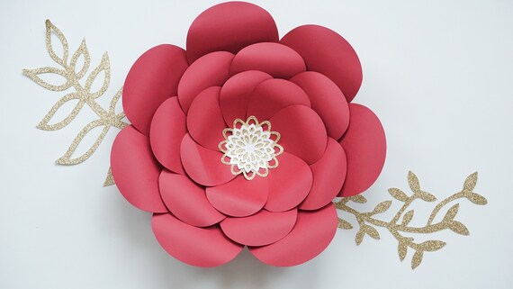 Paper Flower Template SVG Petal #3 SVG File Cricut Design Flower Cricut Digital File Flower Petal Template SVG Paper Flower Petals