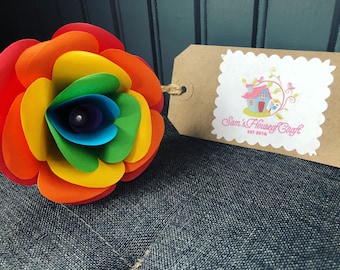 Rainbow rose Wedding bouquet, wedding flowers, single rose, birthday, anniversary’s, gift ideas