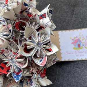 20 origami, kusudama carta fiore decorazione casa, ufficio decorazioni luci fatate viaggio fumetto tema carta