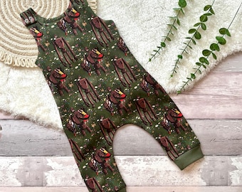 Castle in the Sky Baby Dungarees: Japanese Inspired Kawaii Romper