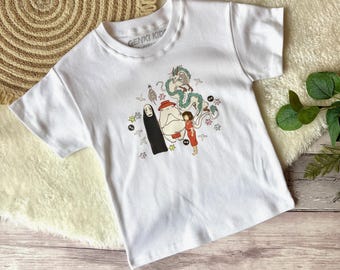 Spirited Away Kids T-Shirt, Ghibli Inspired Clothes